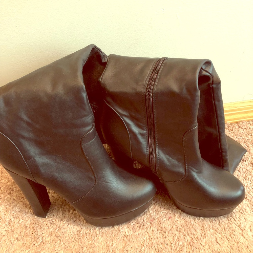 Black over the Knee boots